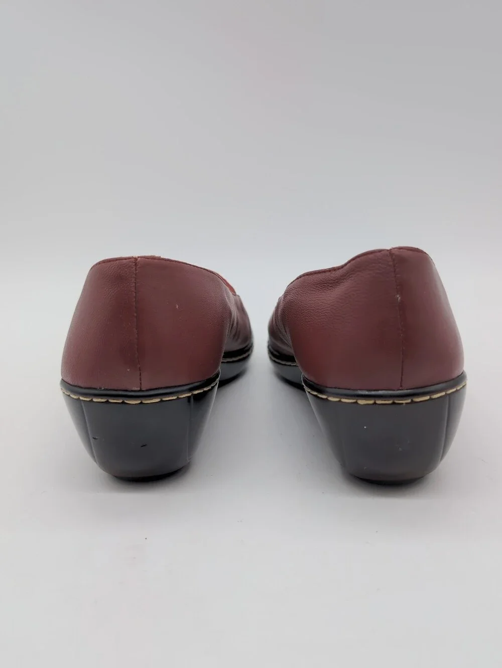 KB & Company Leather Upper Slip-On Wedge Loafers – Women’s Size 7M